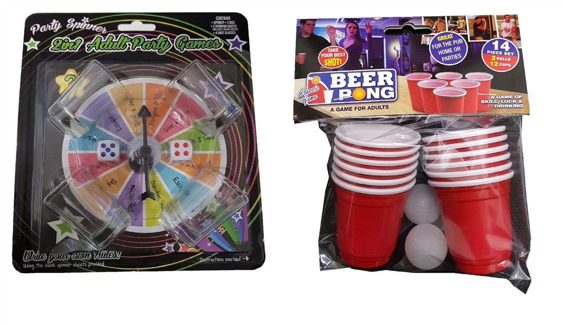 Party Spinner 2 In 1 Adult Party Game And Classic Game Beer Pong