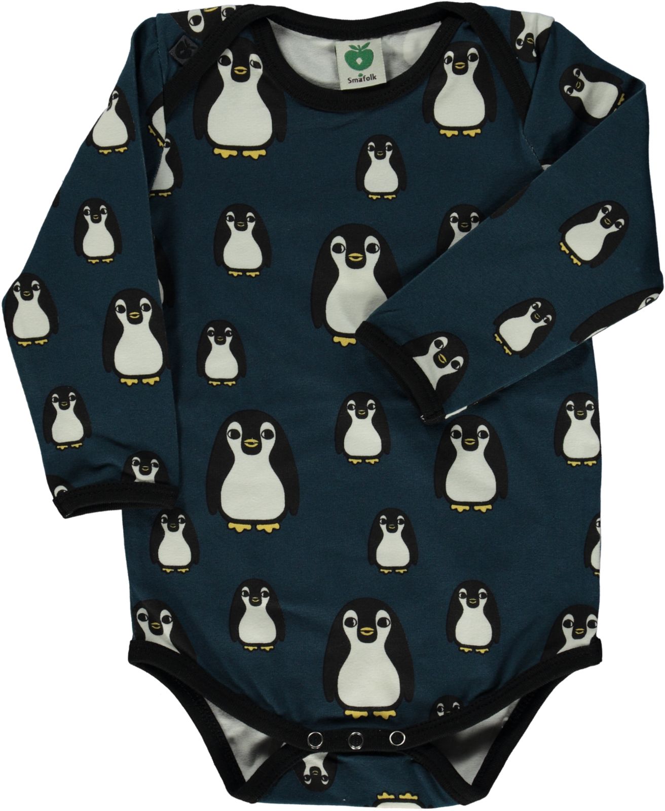 Småfolk - Økologisk Body m. Baby Pingvin