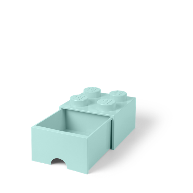 Room Copenhagen - LEGO Brick Skuffekasse ​4 - Aqua