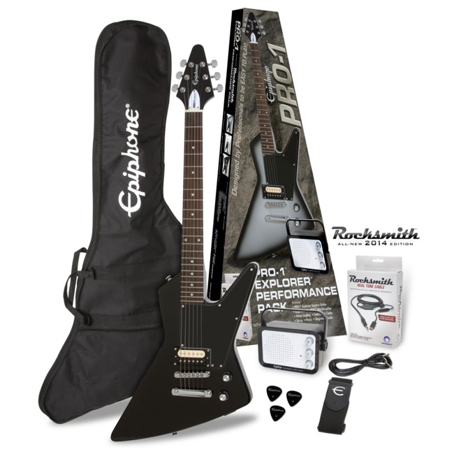 Epiphone - PRO-1 Explorer Performance Pack - Elektrisk Guitar Start Pakke