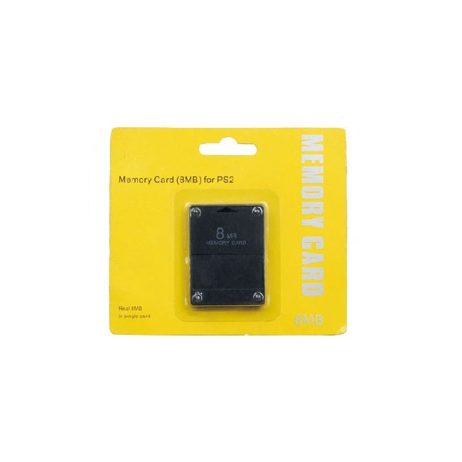 ZedLabz 8MB memory card for Sony PS2, Playstation 2, PS2 Slim retail pack black