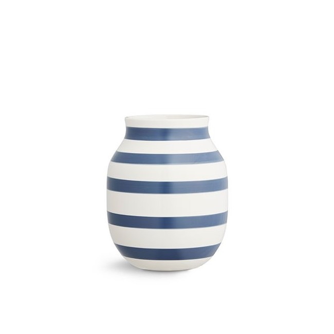 Kähler - Omaggio Vase Medium - Stålblå