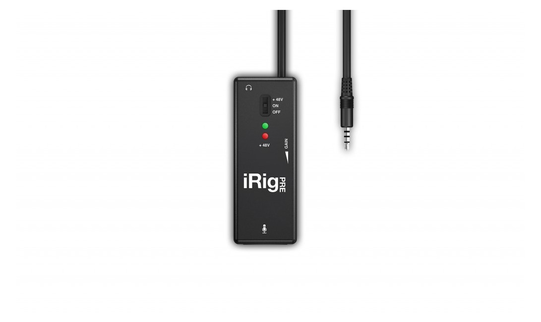 IK Multimedia - iRig PRE - XLR Mikrofon Lydkort Til iOS Enheder