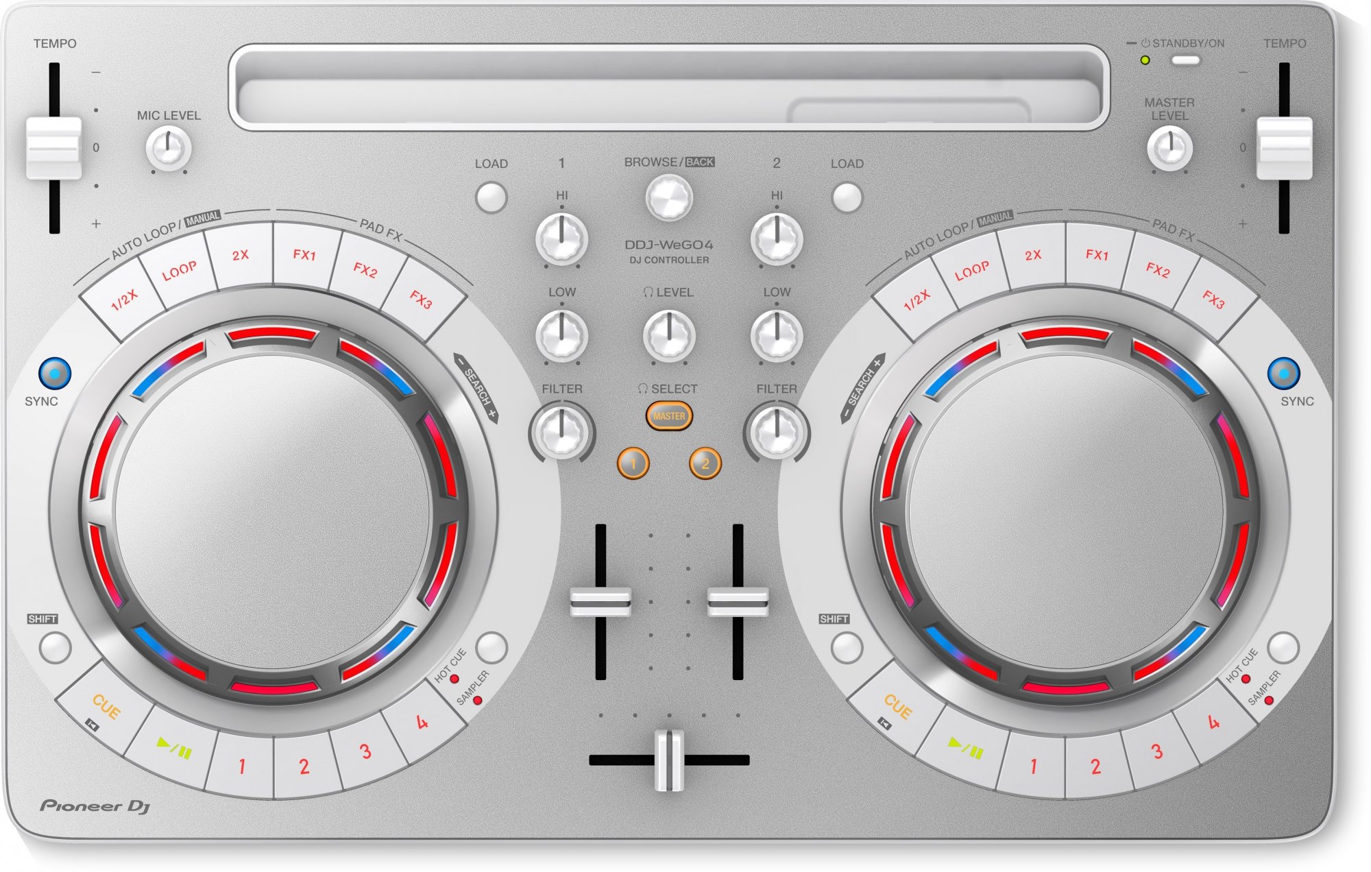 Køb Pioneer DDJ-WEGO4-W DJ controller