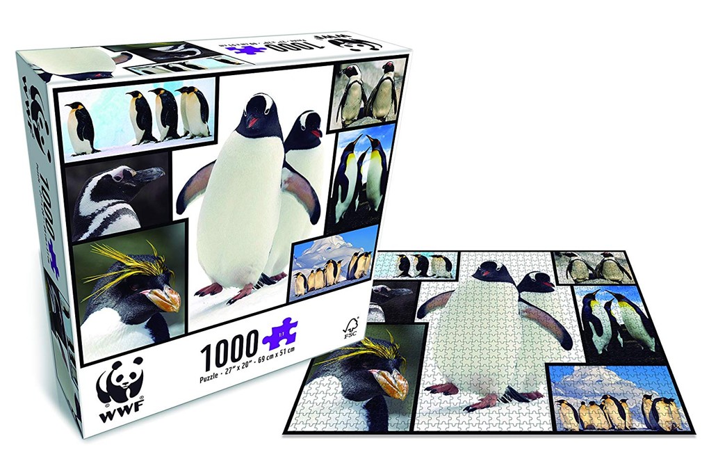WWF - Puzzle - Penguins, 1000 pcs (WWF085)