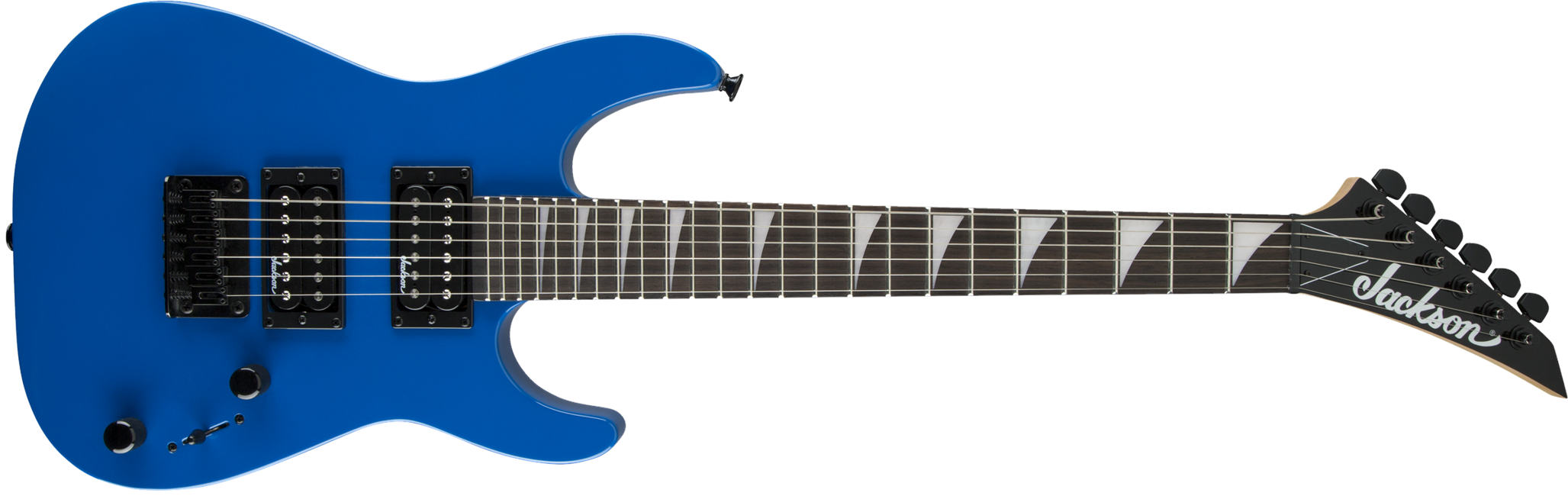 Jackson JS 1X Dinky Minion 3/4 Elektrisk Mini Guitar (Bright Blue)