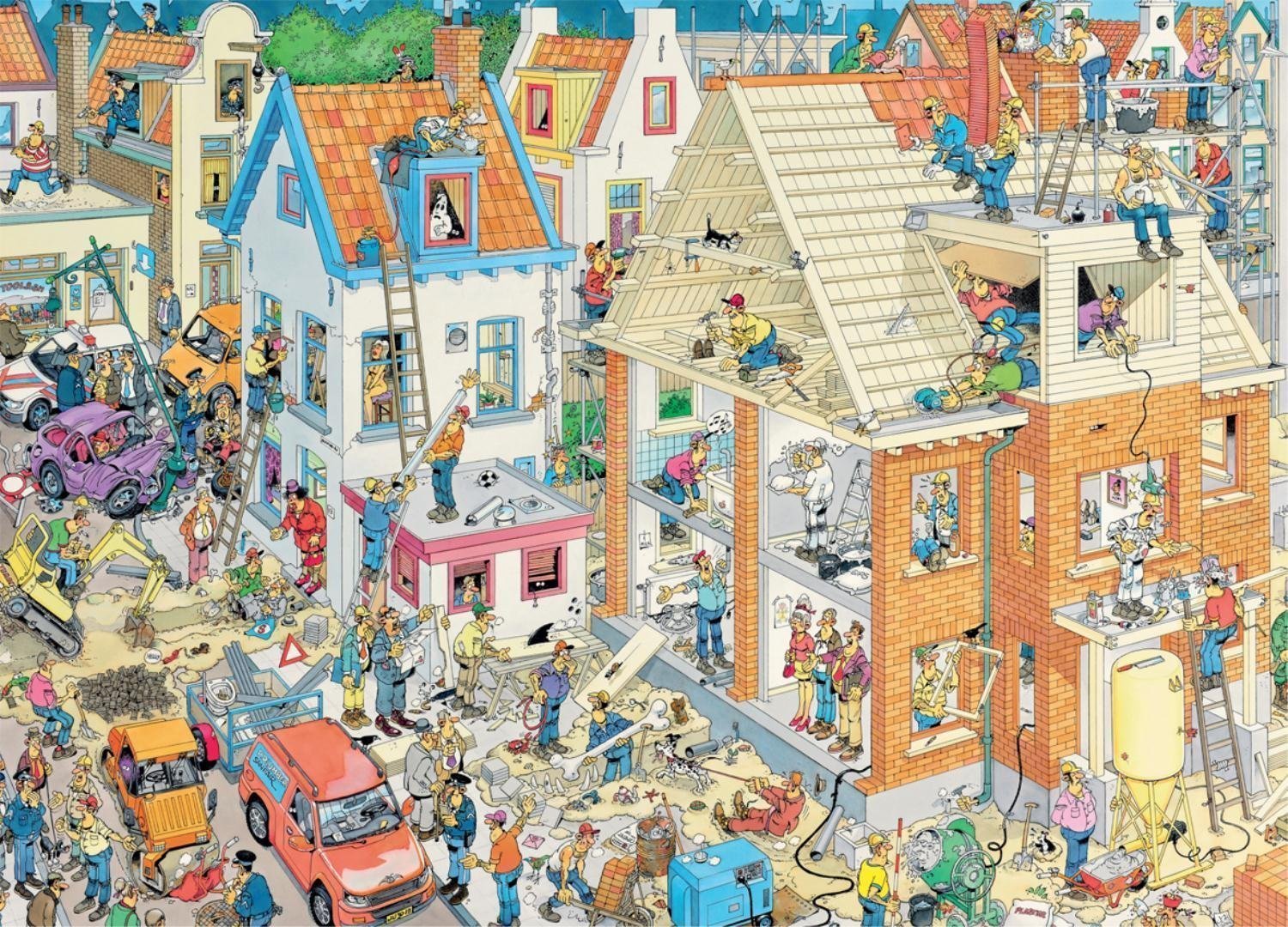 Bij wet Literaire kunsten Geboorte geven Buy Jan van Haasteren - 1500 pcs. Puzzle - The Storm