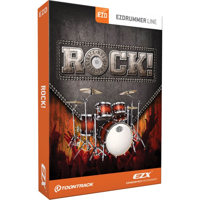 Toontrack - EZX Rock! - Udvidelses Pakke Til EZdrummer (DOWNLOAD)