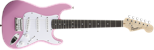 Fender Squier Mini Stratocaster 3/4 Size Elektrisk Guitar (Pink) thumbnail-1