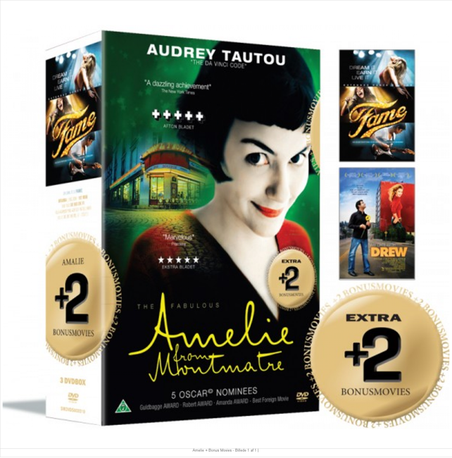 Amelie+ bonus movies - Fame / My Date With Drew - DVD