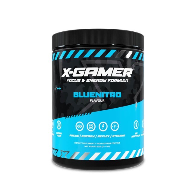 X-GAMER - X-Tubz Bluenitro  Servings 60 (600g)