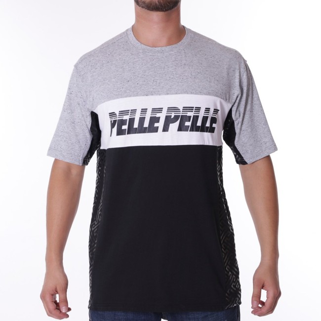 Pelle Pelle Sayagata Block T-shirt Black