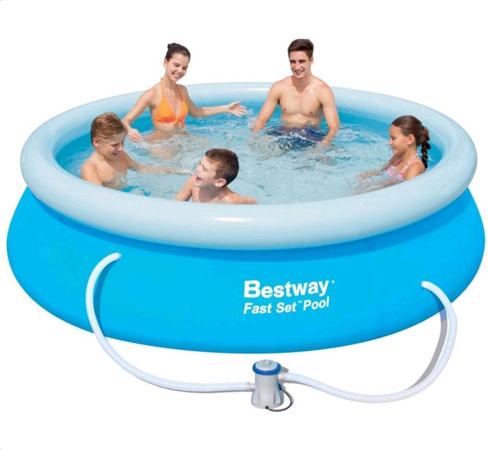 Bestway  -  Fast Set Pool 305x76cm med pumpe - 3638 Liter