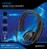 Gioteck XH50 Blue Wired Mono Headset for Xbox One/PS4/PC DVD/Mac OS/Wii U thumbnail-1