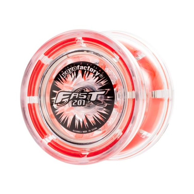 Red - Yoyofactory FAST 201 yoyo Responsive unresponsive beginners learn fast play fast