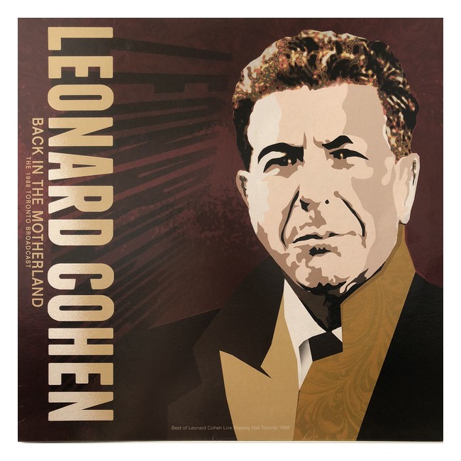 Leonard Cohen - Back In The Motherland - Best of The 1988 Toronto Broadcast Live - Vinyl