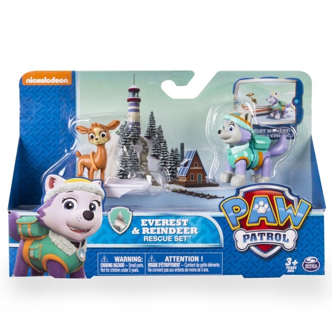 Paw Patrol - Rescue Action Pack - Everest & Rensdyr