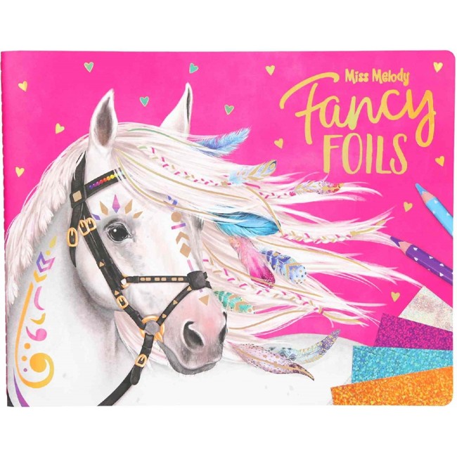 Miss Melody - Fancy Foils  Colouring Book (0410352)