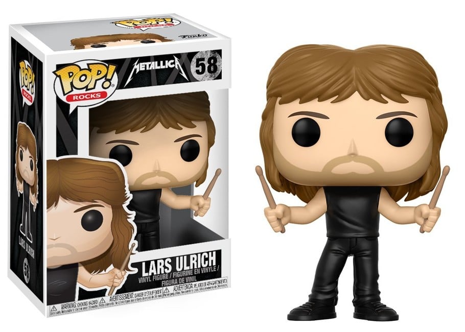 Funko POP! Rocks - Metallica Lars Ulrich #58 Vinyl Figure