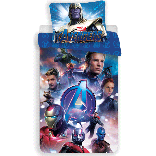 Marvel Avengers Duvet cover, Endgame - 140 x 200 cm + 70 x 90 cm - Cotton
