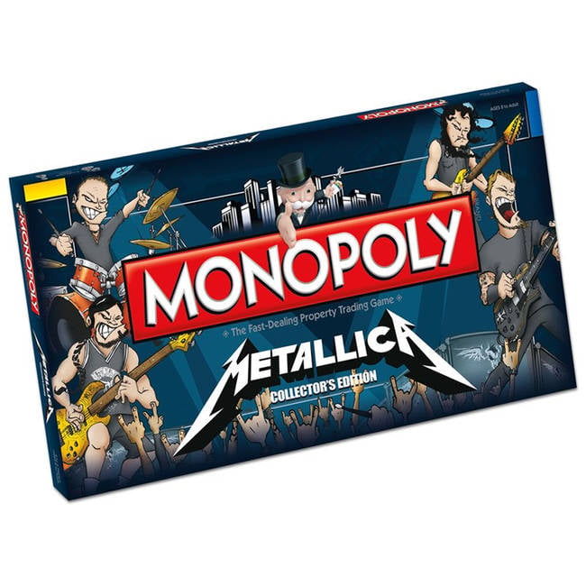 Koop Monopoly Metallica Edition Board Game By Winning Moves Uk Edition