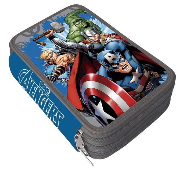 Avengers - Filled pencilcase, 3 deck