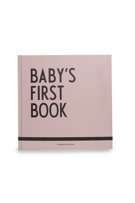 Design Letters - Baby’s First Book - Pink (20202400PINK)