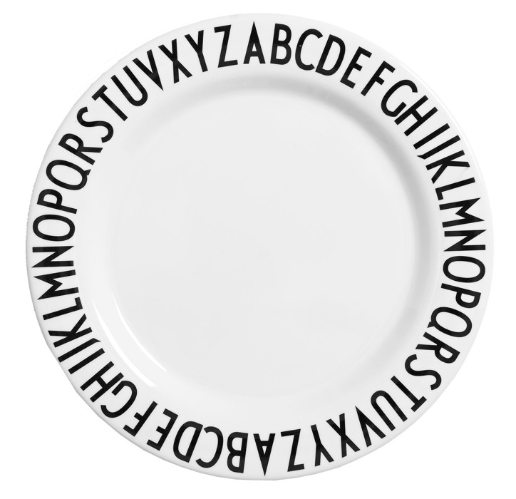 ​Design Letters  - Dinner Plate Ø 24 cm (20201006LARGE)