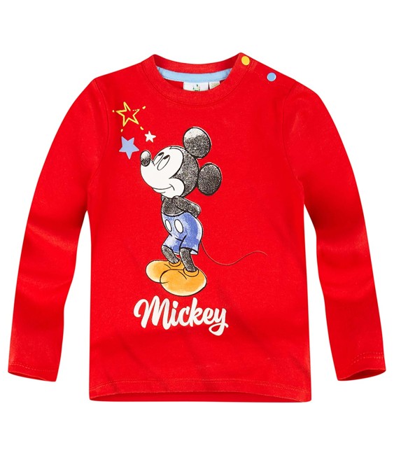 Disney Mickey Long Sleeve T-Shirt red