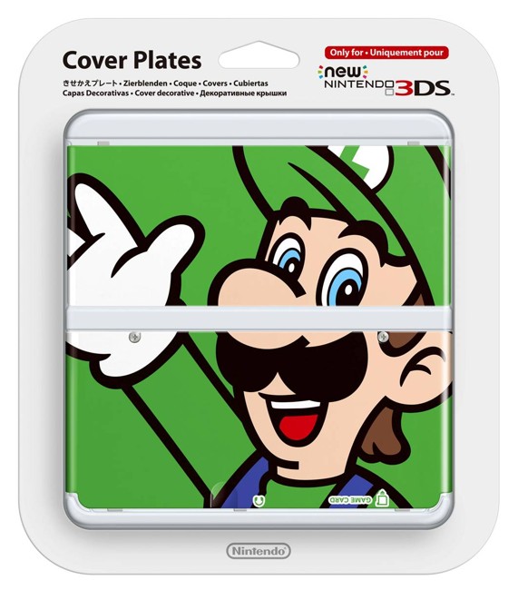 Official Cover Plate for New Nintendo 3DS - Waving Luigi