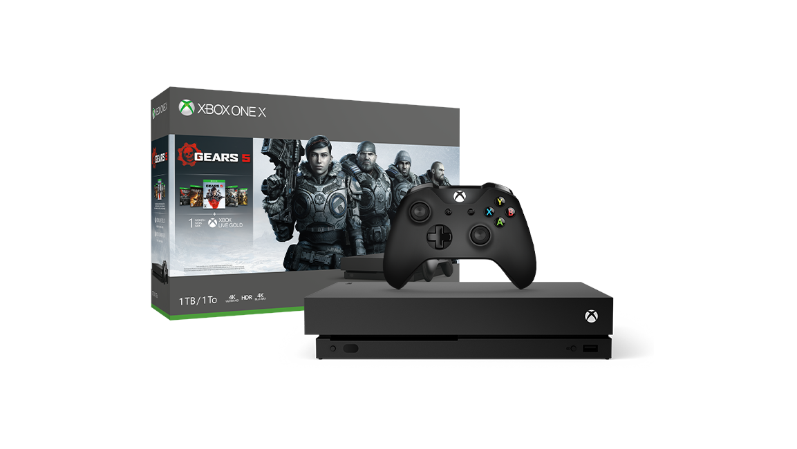 Microsoft Xbox One X - 1TB - (Gears 5 Bundle) + FIFA 20