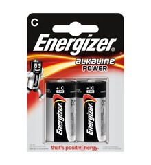Energizer - Battery C/LR14 Alkaline Power 2-Pack