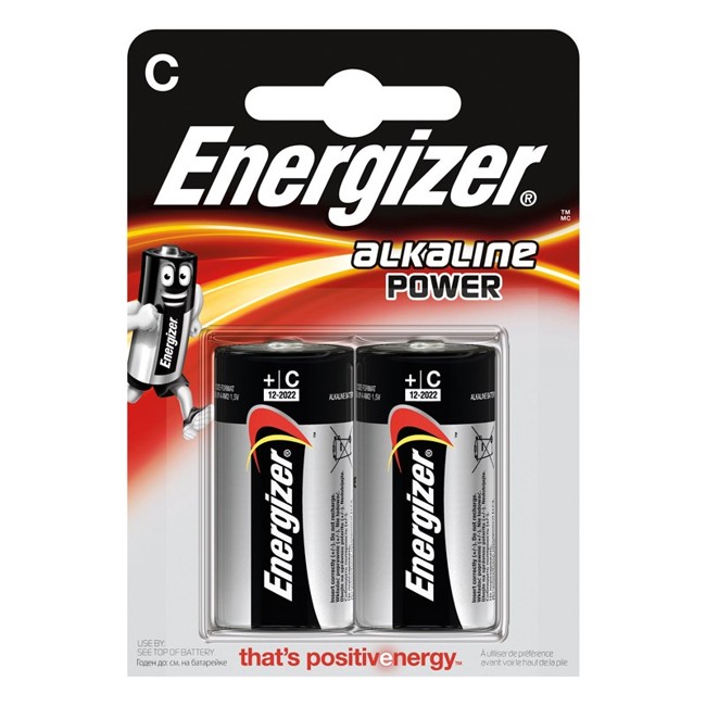 Energizer - Battery C/LR14 Alkaline Power 2-Pack