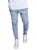 SikSilk Distressed Drop Crotch Jeans Blue thumbnail-1