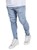 SikSilk Distressed Drop Crotch Jeans Blue thumbnail-3