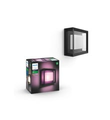 ​Philips Hue Econic Square Vägglampa Svart - White & Color Ambiance