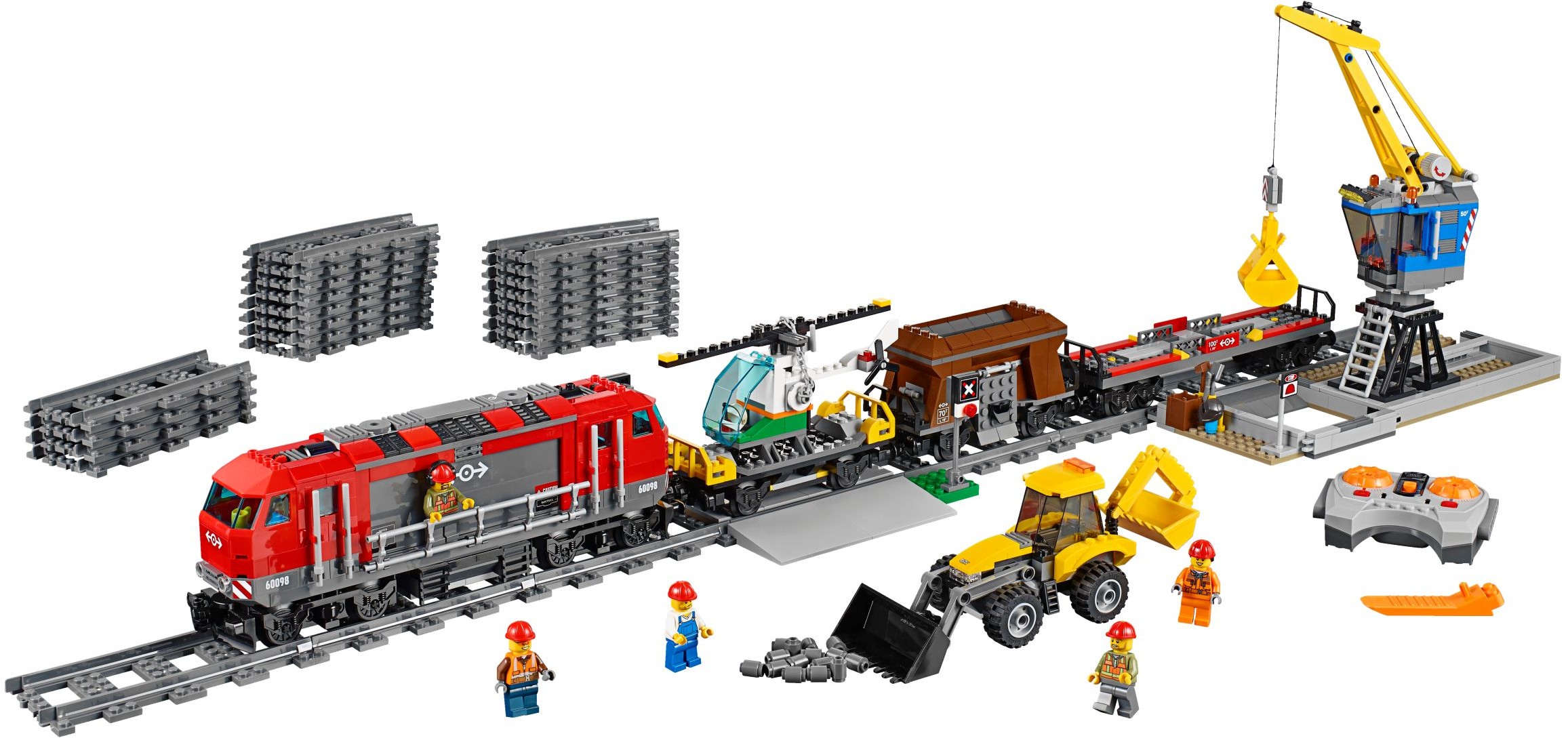 Køb LEGO City - ​Tog tungt gods (60098)