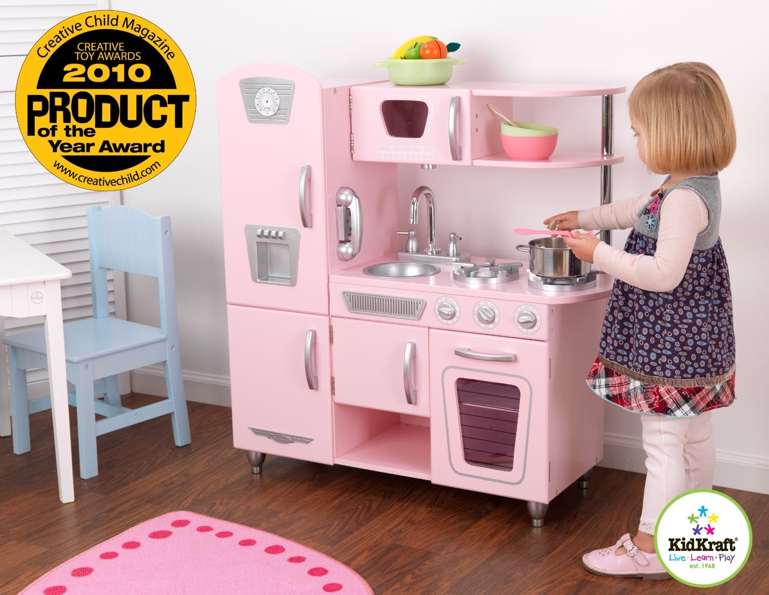 Kaufe Kidkraft Playkitchen Pink Vintage Kitchen 53179