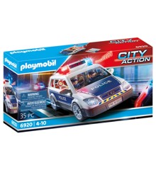 Playmobil - City Action - Polisbil med ljus och ljud (6920)