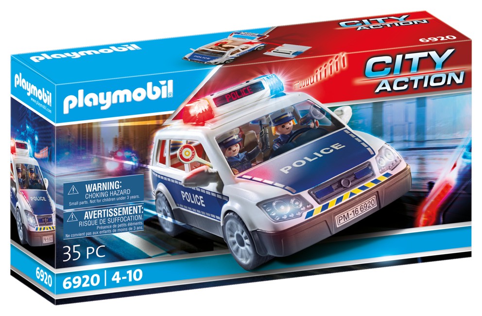 Playmobil - City Action - Politiepatrouille met licht en geluid (6920)