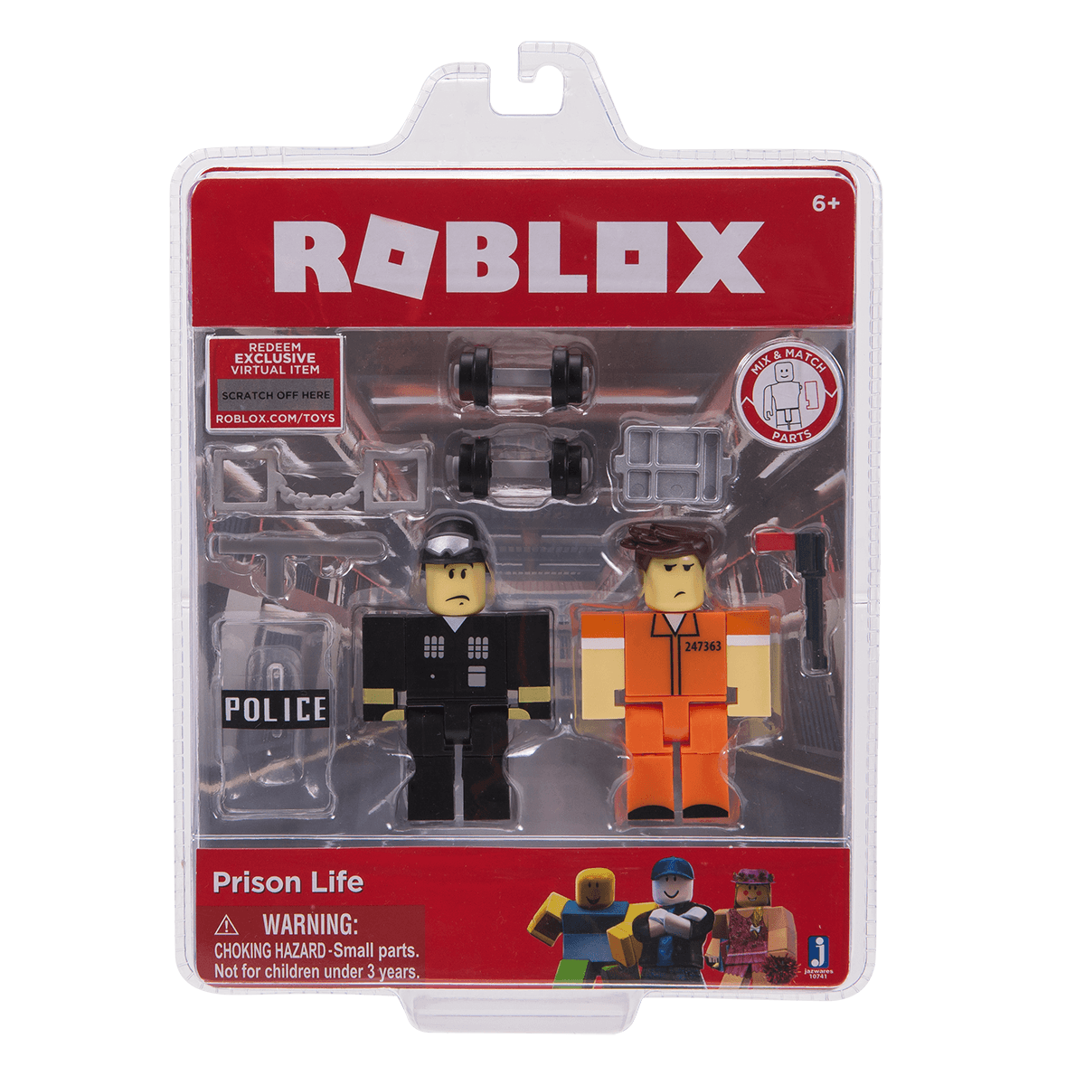 Buy Roblox 2 Pack Figures Prison Life Jw 10741 - roblox 2 pack