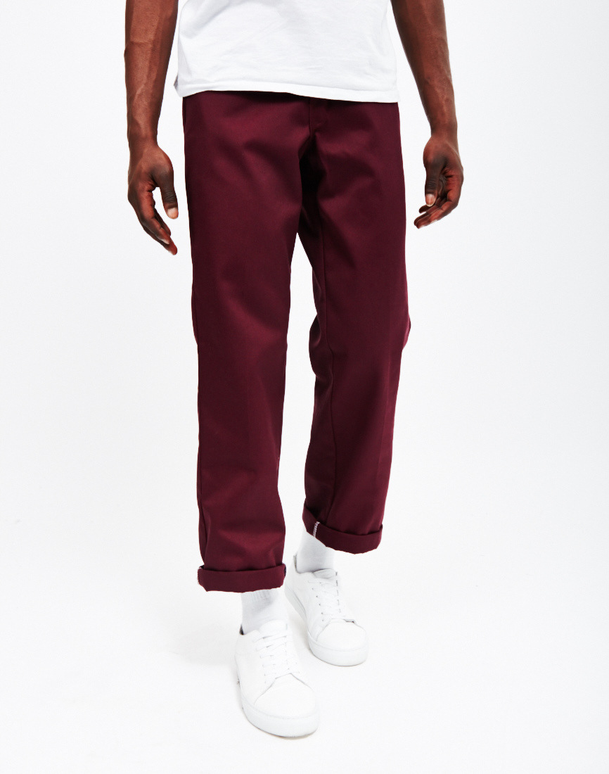 dickies burgundy pants