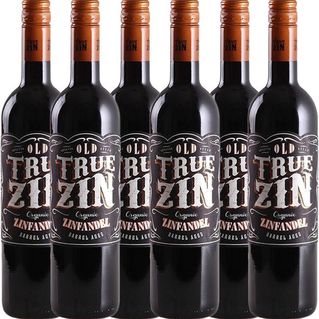 6 x True Zin Zinfandel - Økologisk vin 66,50 kr. pr. fl.
