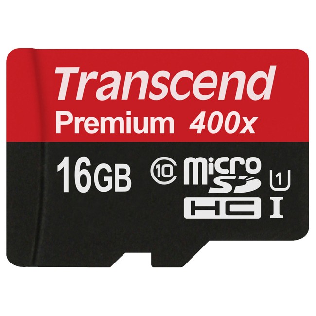 MicroSDXC/SDHC Class 10 16GB UHS-I 400x (Premium)