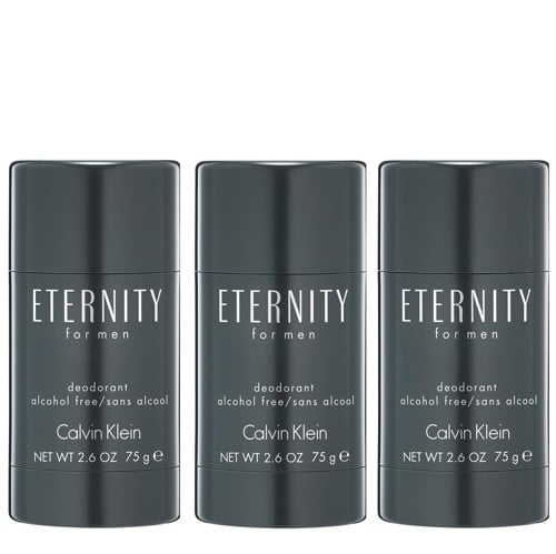 Køb Calvin Klein 3x Eternity Deodorant Stick - Fri fragt