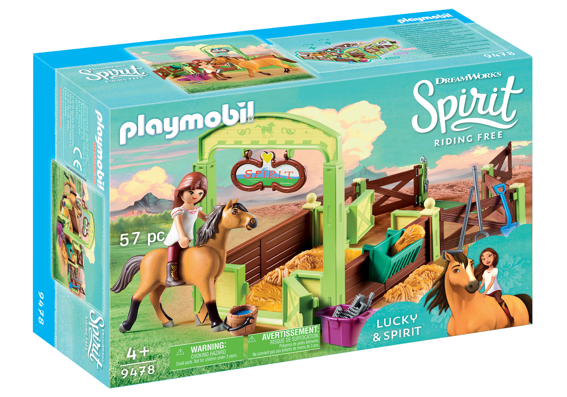 Playmobil - Horse Box - Lucky & Spirit (9478)