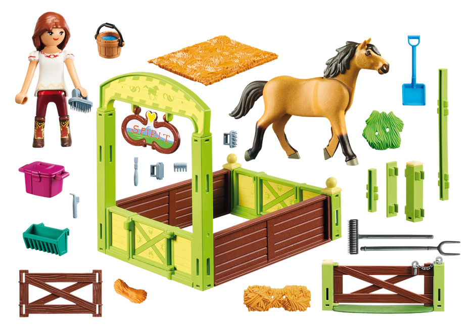 Playmobil - Horse Box - Lucky & Spirit (9478)