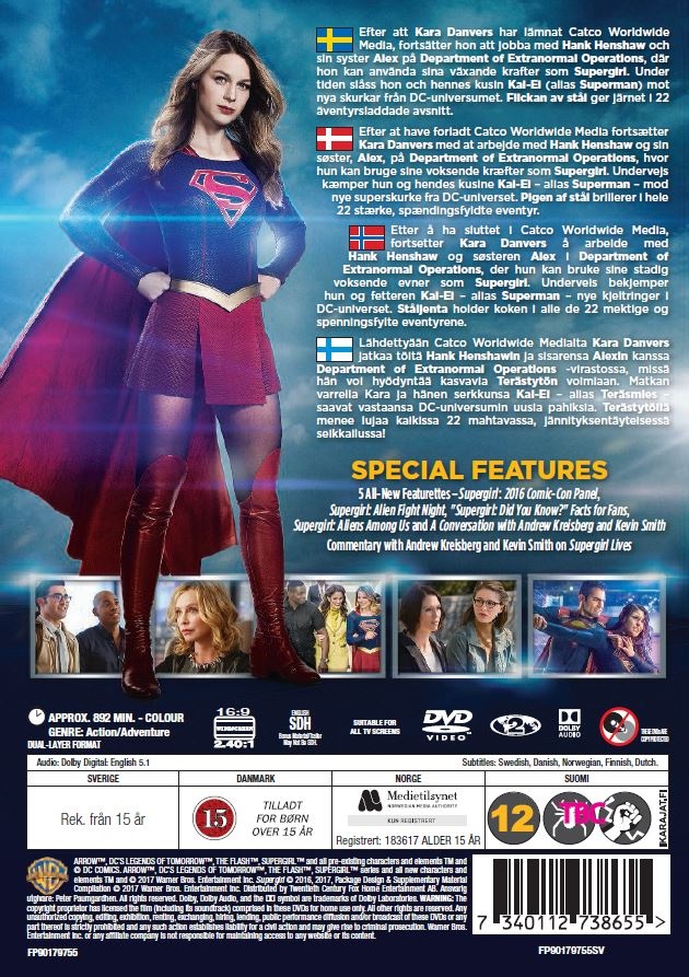 supergirl season 1 dvd release date