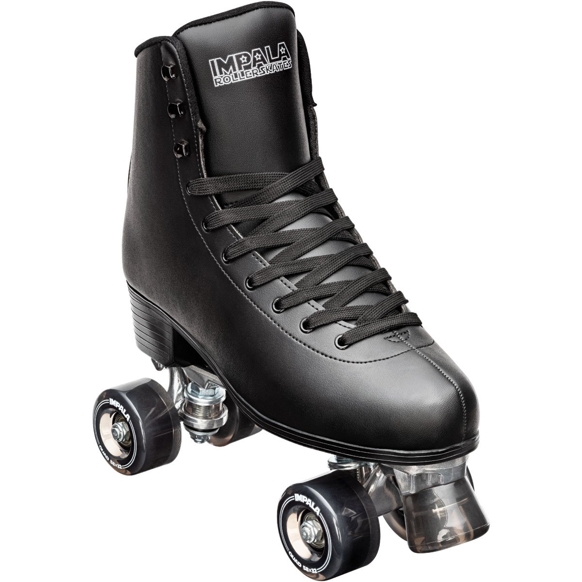 Black Quad Roller SkatesUnisex Skate Gear 