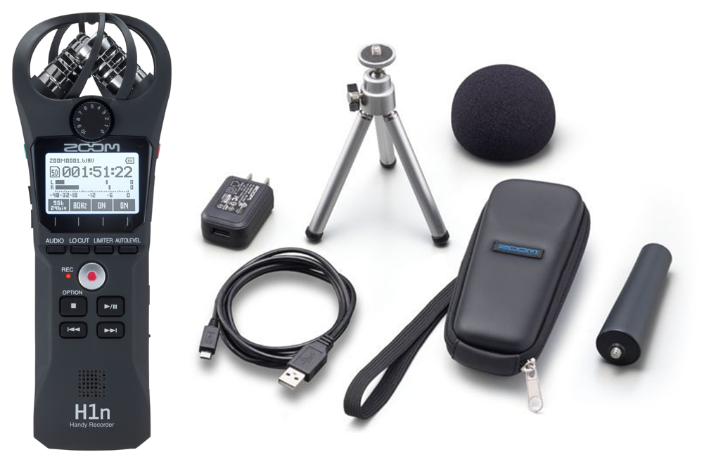 Zoom - H1n - Håndholdt Optager + Zoom APH-1n Tilbehør Pakke